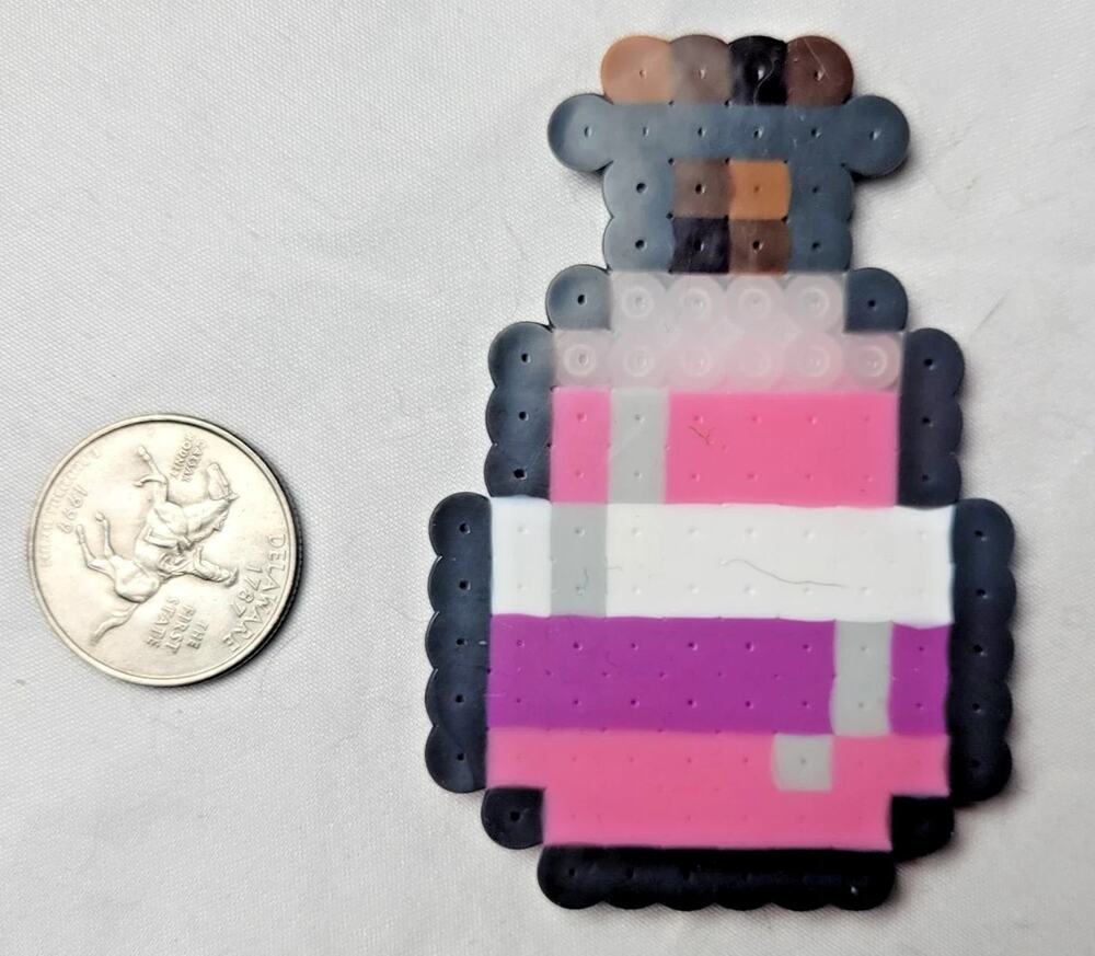 Sapphic LGBT Potion Perler Pixel Art